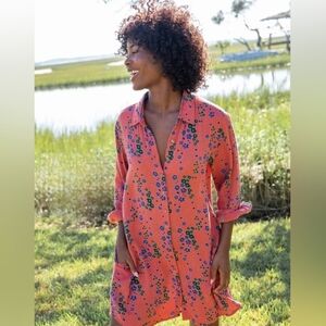 Natural Life Georgia Shirt Dress Size Medium